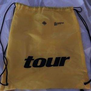 Yellow Post Malone pill string bag